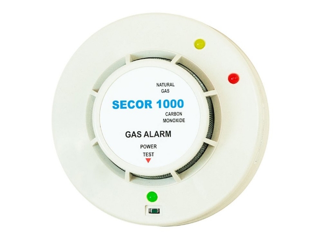 Poza cu Detector de gaz metan,monoxid de carbon de perete SECOR 1000