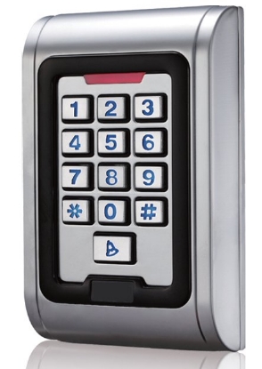 Poza cu Cititor metalic antivandal cu tastatura