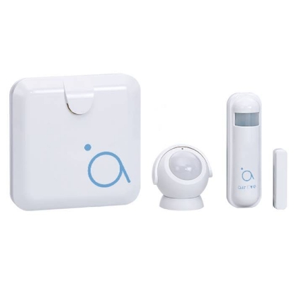 Poza cu Kit Smart home format din gateway, detector 3 in 1 si senzor de miscare