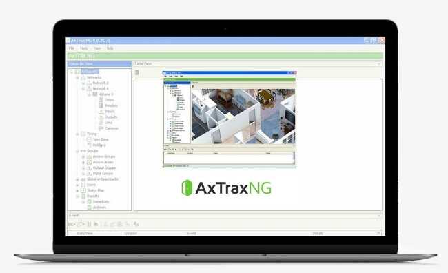 Poza cu Software Rosslare configurare control acces AxTraxNG