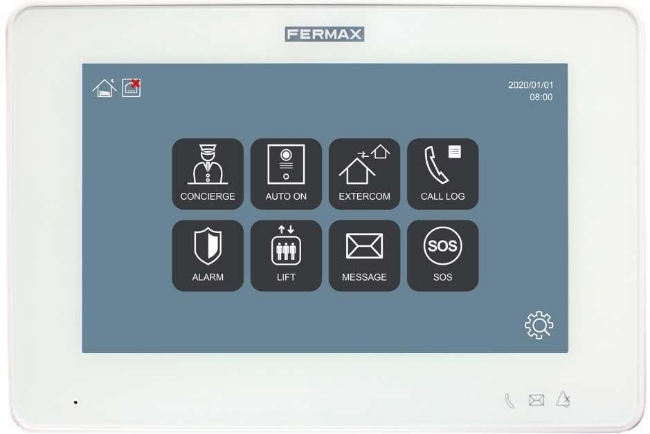 Poza cu Monitor videointerfon IP - NEO 7" WHITE