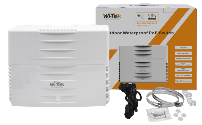 Poza cu Switch PoE 8 porturi de exterior