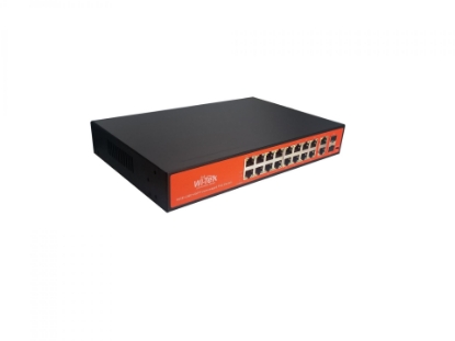 Switch PoE 16 porturi Gigabit