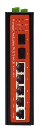 Switch PoE 4 porturi Gigabit cu management tip industrial