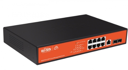 Switch PoE 8 porturi Gigabit cu management prin cloud