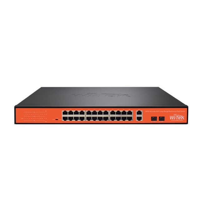 Poza cu Switch PoE 24 porturi montabil in rack