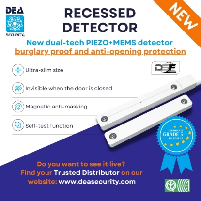 Poza cu Detector de soc, montaj incastrat